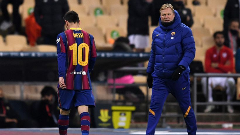 Barcellona, Ronald Koeman spera in uno sconto sulla squalifica di Messi