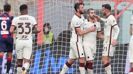 Serie A: Crotone-Roma 1-3, le foto