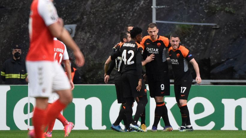 Braga-Roma 0-2: ci pensano Dzeko e Borja Mayoral, le pagelle