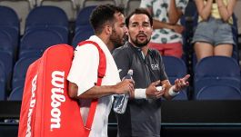 Tennis, Australian Open: Fognini provoca Caruso, rissa verbale