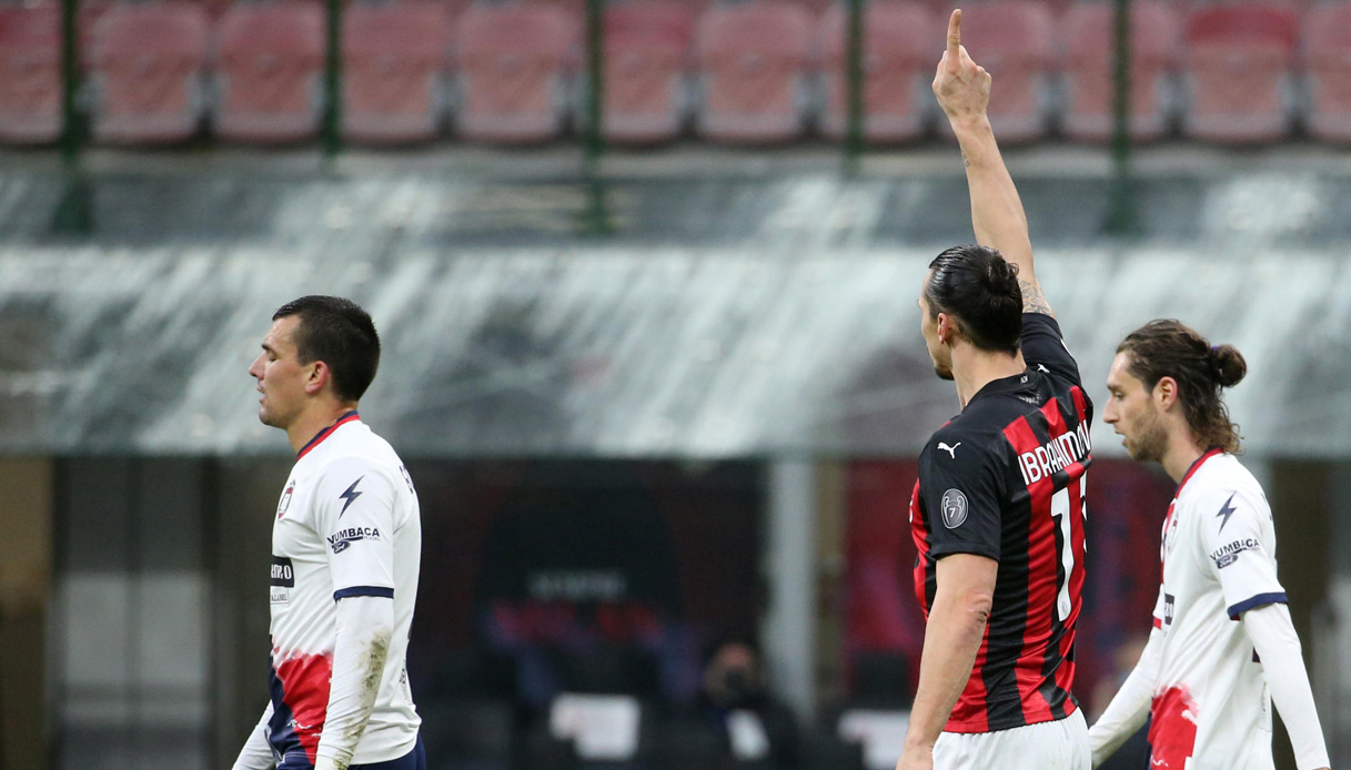 Serie A, Milan-Crotone: i gesti di Ibra