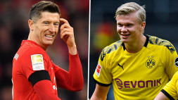 Haaland: "Lewandowski è pazzo, io faccio un goal e lui ne fa tre"