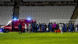 Belenenses-Porto, paura per Nanù: portato via in ambulanza