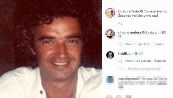 Flavio Briatore e Heidi Klum, la storia riscoperta con un post