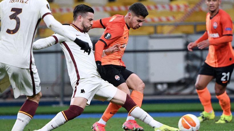 Shakhtar Donetsk-Roma 1-2: doppio Borja Mayoral, giallorossi nei quarti di Europa League. Le pagelle