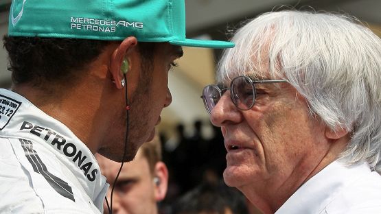 F1: bordata di Bernie Ecclestone a Lewis Hamilton
