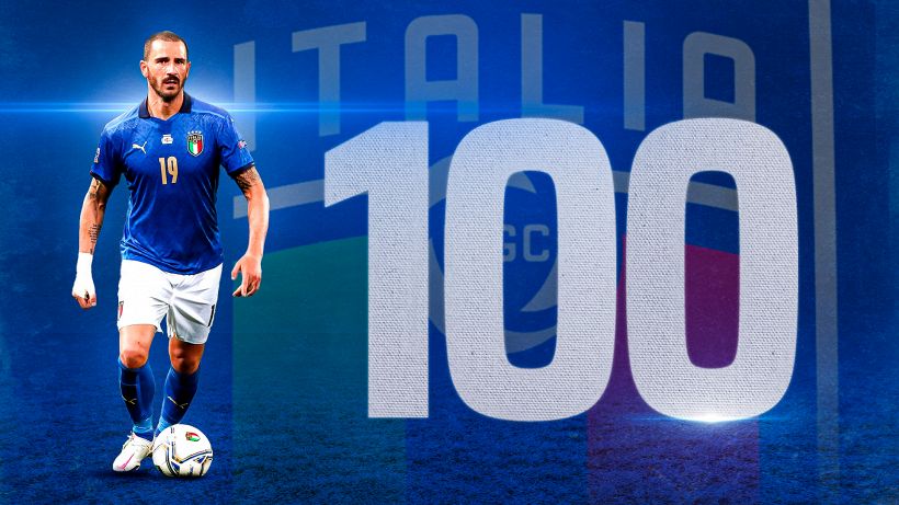 Storico Bonucci: 100 presenze con l'Italia