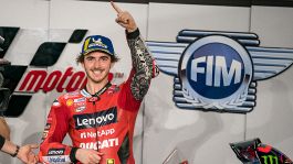 MotoGP: le foto della pole di Bagnaia, Rossi quarto