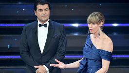 Sanremo 2021: Federica Pellegrini e Alberto Tomba all'Ariston