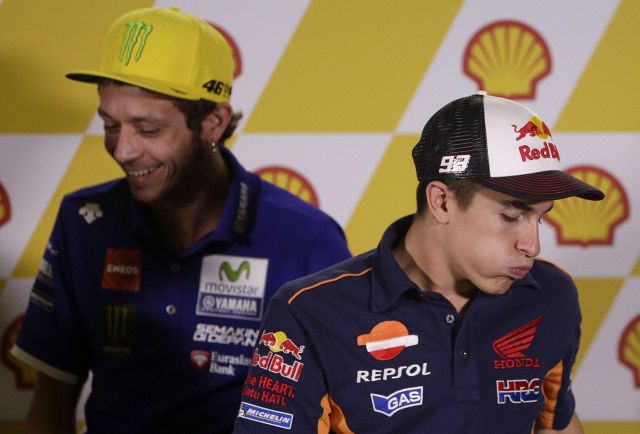 MotoGp Marc Marquez punge ancora Valentino Rossi