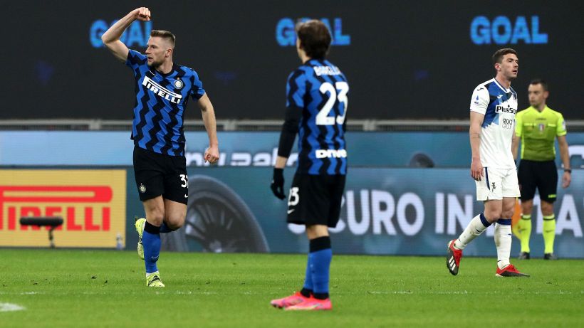 Inter-Atalanta 1-0: Skriniar risponde a Juventus e Milan