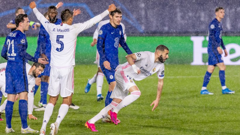 Champions, Real Madrid salvato da Benzema: 1-1 contro il Chelsea