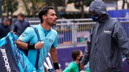 Fabio Fognini ne combina un'altra: cacciato. Le foto