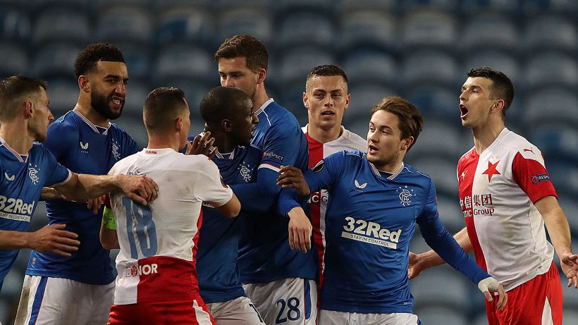 Razzismo in Rangers-Slavia Praga: Kúdela squalificato per 10 giornate