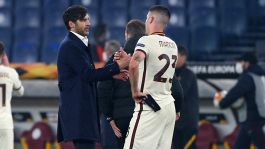 Roma in semifinale: Mancini in lacrime al triplice fischio