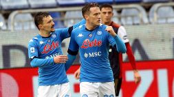 Napoli, dubbio Zielinski: prima positivo e poi negativo