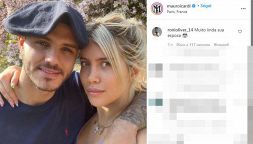 Wanda Nara e Mauro Icardi censurati da Instagram: rimosso post