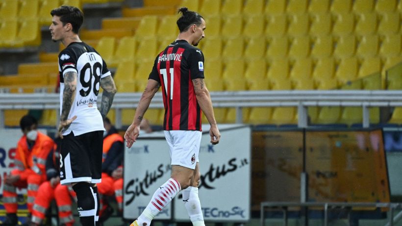 Parma-Milan, Ibrahimovic espulso per proteste