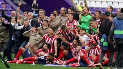 Liga, Atletico Madrid campione: decisiva la vittoria col Valladolid