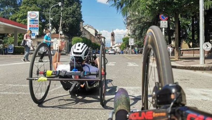 Incidente in handbike, migliora Fittipaldi del team Zanardi