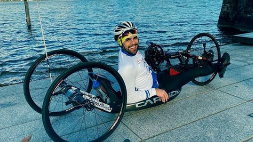 Incidente in handbike, gravissimo Fittipaldi del team di Alex Zanardi