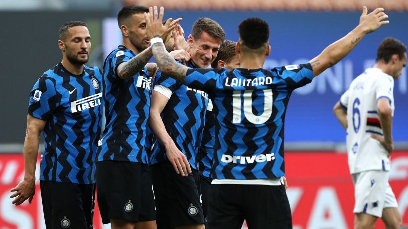 Inter-Sampdoria 5-1: i nerazzurri festeggiano lo Scudetto con una manita. Le pagelle