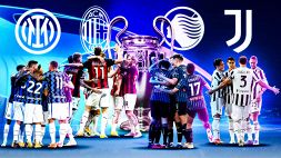 Champions League 2021/22, le fasce del sorteggio: Inter testa di serie, Juve in 2ª, Atalanta in 3ª, Milan in 4ª