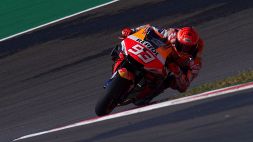 MotoGP: FP3 a Nakagami, Rossi 15°, paurosa caduta per Marquez