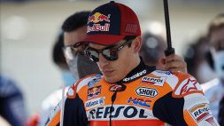 Test Jerez, Marquez si arrende al dolore