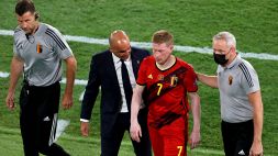 Belgio-Portogallo, De Bruyne di nuovo ko: sostituito al 48'