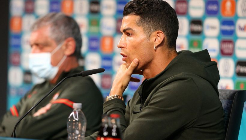 Effetto Cristiano Ronaldo:la frase in conferenza contro Coca-Cola