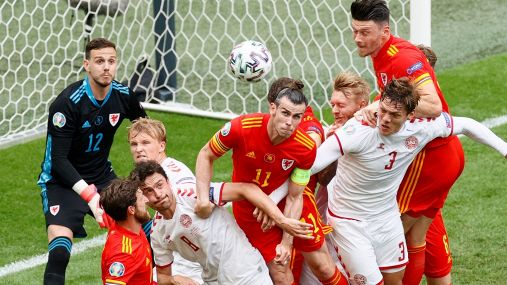 Euro 2020, Galles-Danimarca 0-4: le foto