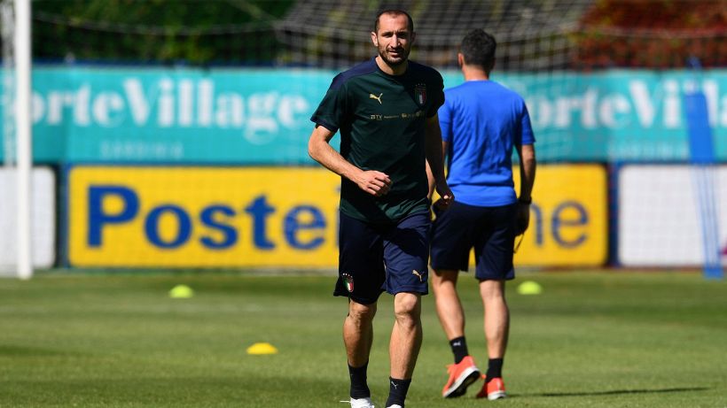 L'ultimo allenamento prima di Italia-Austria: Chiellini in gruppo, out Florenzi