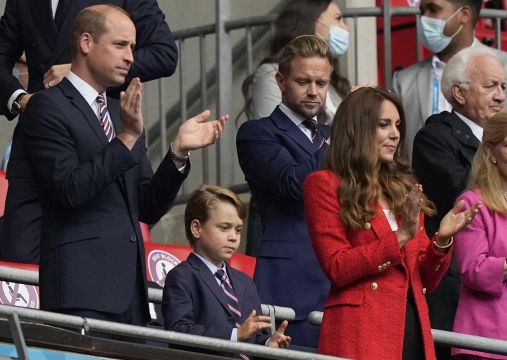 Euro 2020, principe William e Kate a Wembley tifano Inghilterra