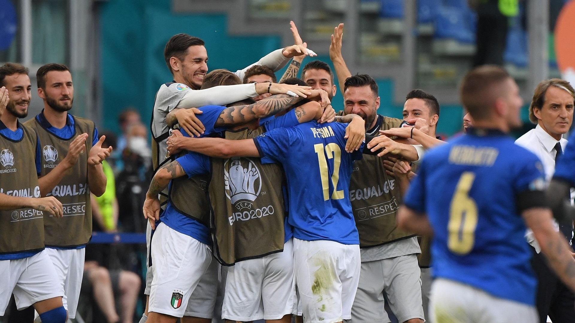 Euro 2020, pagelle Italia-Galles: Verratti già al top, Chiesa fa paura