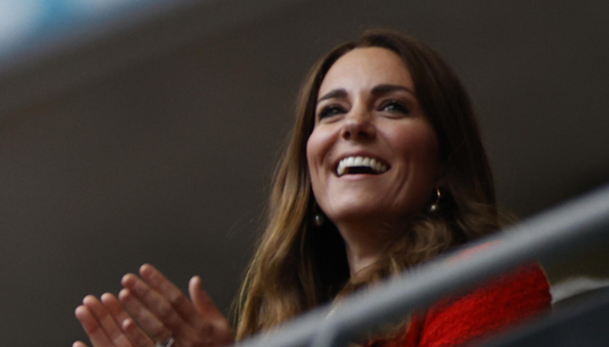 Euro 2020, principe William e Kate a Wembley tifano Inghilterra