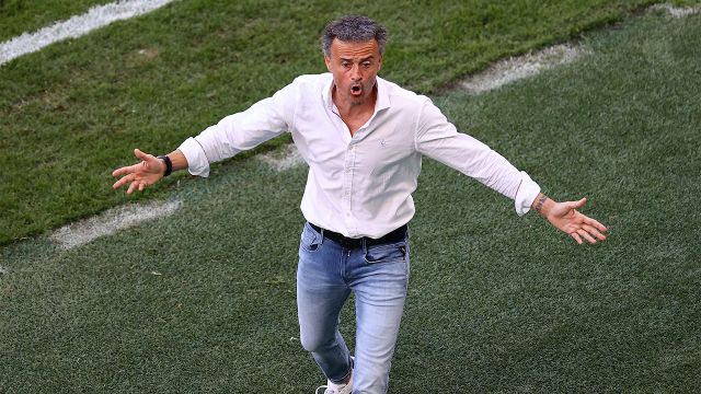 Luis Enrique defiende a Simón