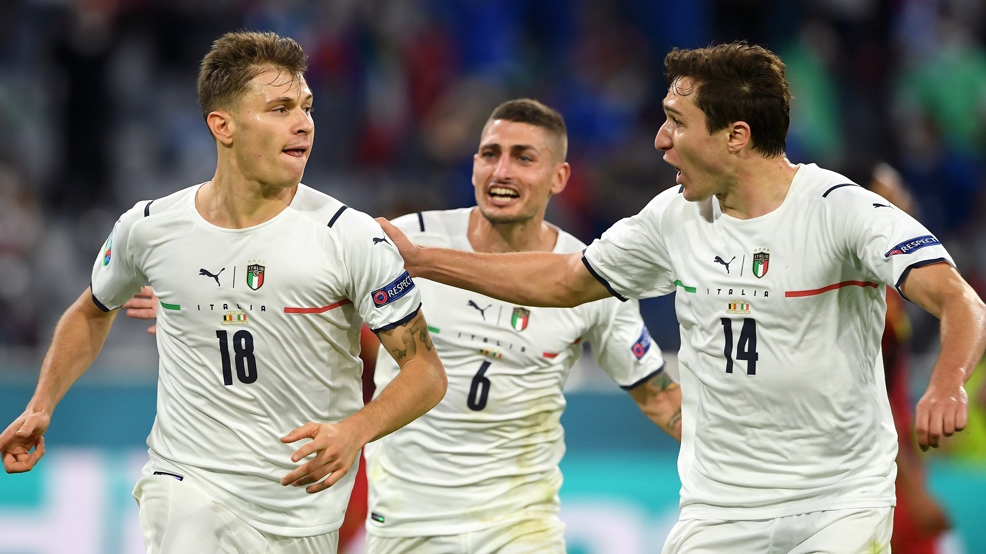 Euro 2020, pagelle Belgio-Italia: Barella leader, Chiellini il migliore