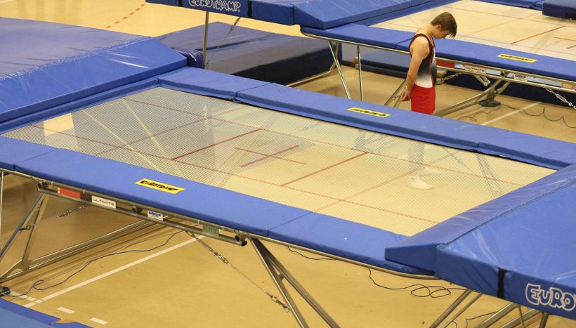 Ginnastica al trampolino