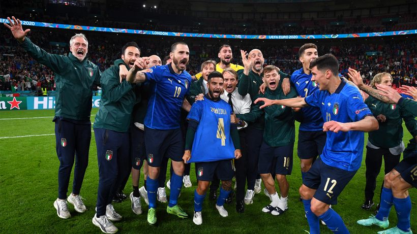 Euro 2020, Italia: la gioia di Roberto Mancini