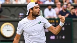 Wimbledon, l'emozione di Berrettini dopo la vittoria in semifinale