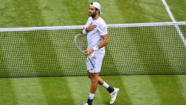 Berrettini, arrivano i complimenti anche di Mancini e Sacchetti