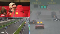 F1, Gp Belgio: la lunga attesa a Spa sotto la pioggia