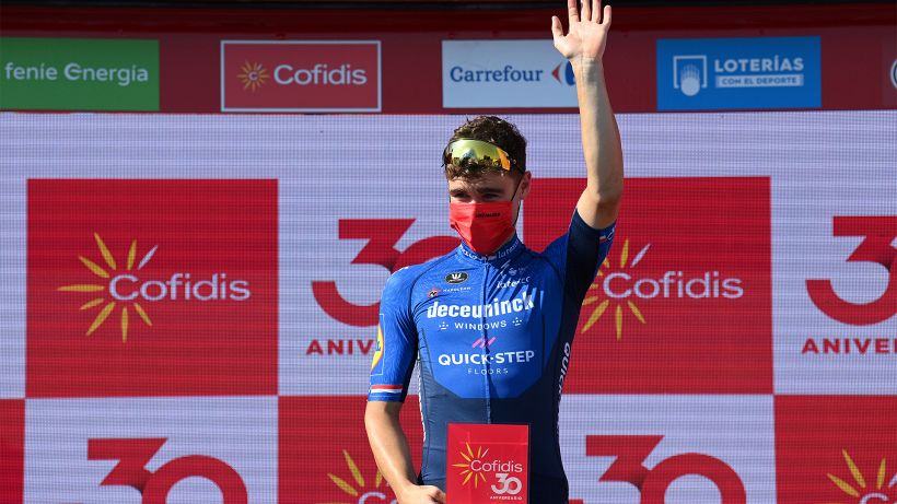 Vuelta di Spagna, Jakobsen: "Felicissimo per questa vittoria"