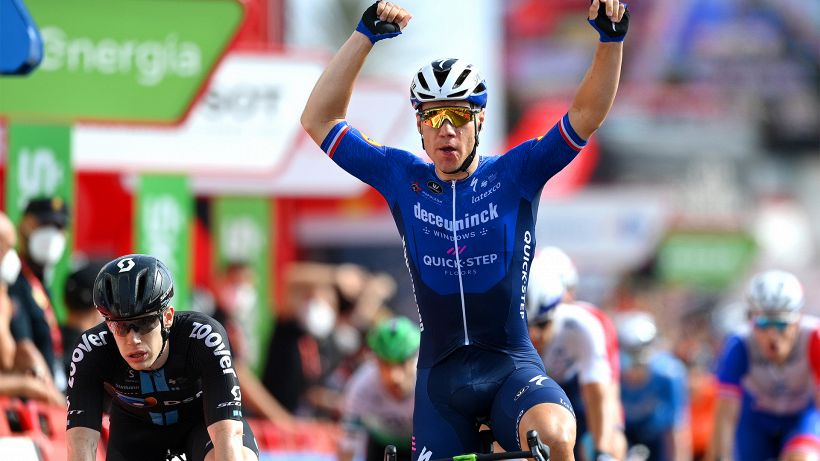 Vuelta di Spagna, 8° tappa: vince ancora Fabio Jakobsen, Dainese 2°