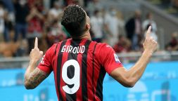 Milan, Giroud fa sperare i tifosi: "è finita?"