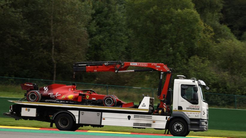 F1, FP2 Belgio: Ferrari male, incidente per Leclerc e Verstappen