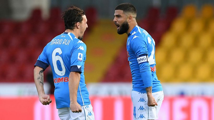 Napoli-Venezia 2-0: tanta sofferenza, poi decidono Insigne e Elmas