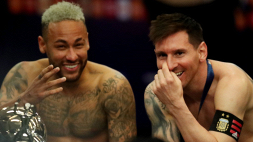 Neymar e l'accoglienza via social per Messi: "Back together"