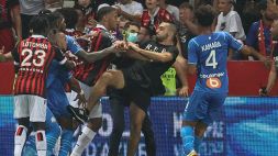 Caos in Nizza-Marsiglia: rissa tifosi-giocatori, gara sospesa